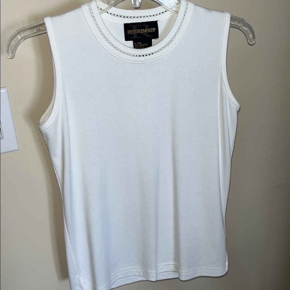 Requirements Women's Classic White Tank Top